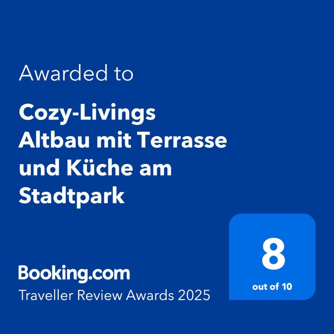 Cozy-Livings Altbau Mit Terrasse Und Kueche Am Stadtpark Бад Наухайм Екстериор снимка